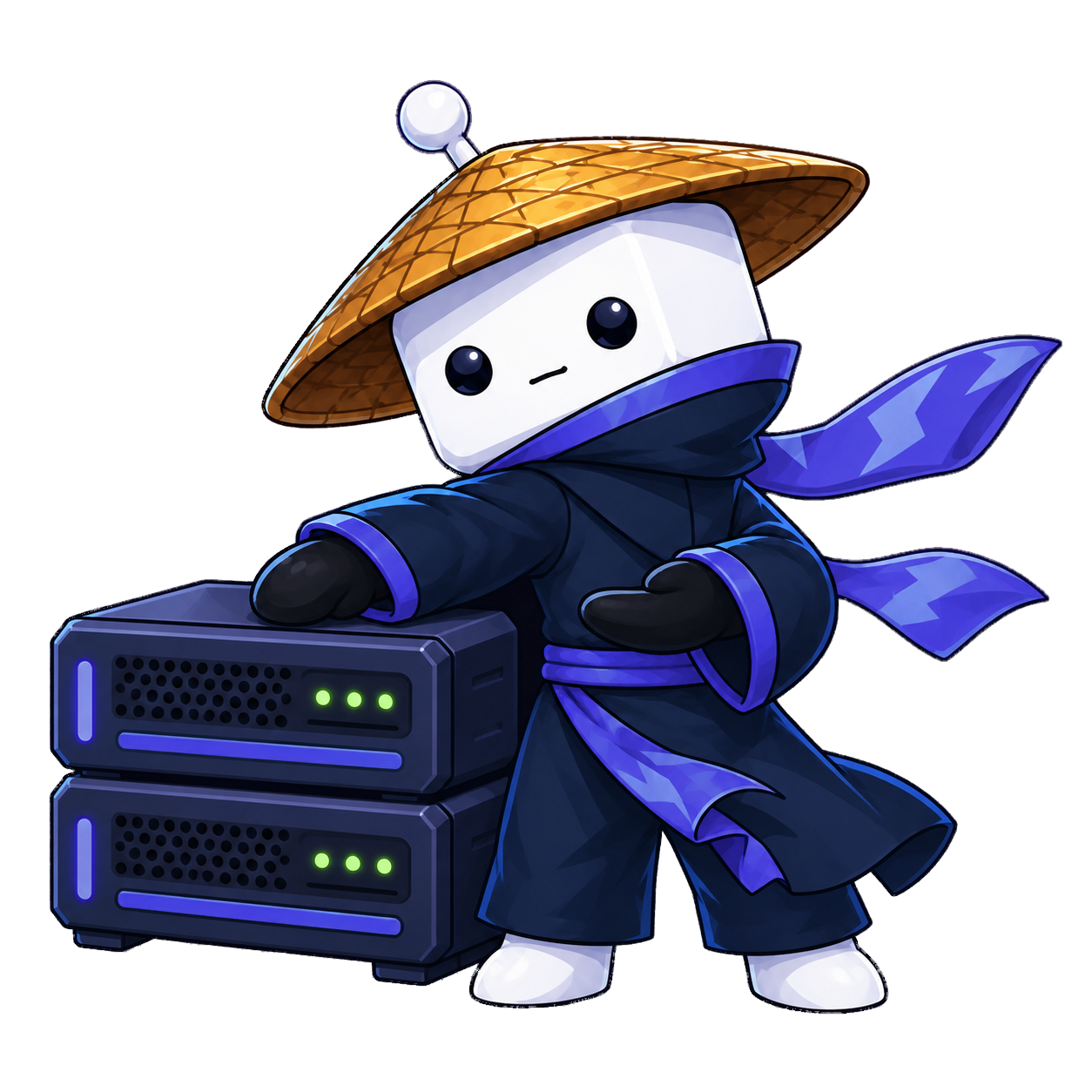 Boostly hosting-themed illustration